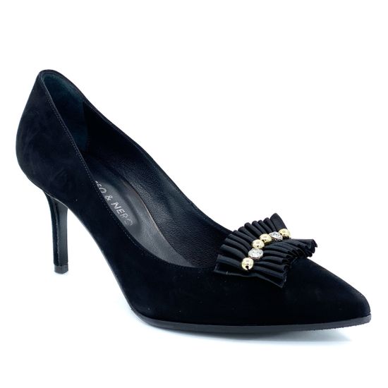 Туфли женские Rosso Nero черные замшевые - фото 2, 3491 RN CAM NER