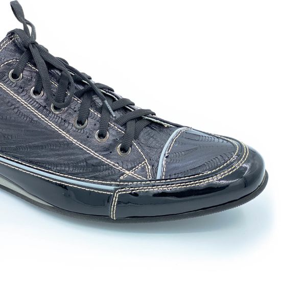 Кеды Bagatto черные кожаные - фото 6, 