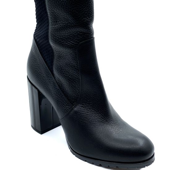 Сапоги Giorgio Piergentili кожа черная байка - фото 6, 