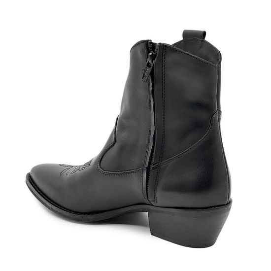 Ботинки-казаки NILA&amp;NILA черные кожаные демисезонные - фото 3, DJ-PT09 NIL NERO