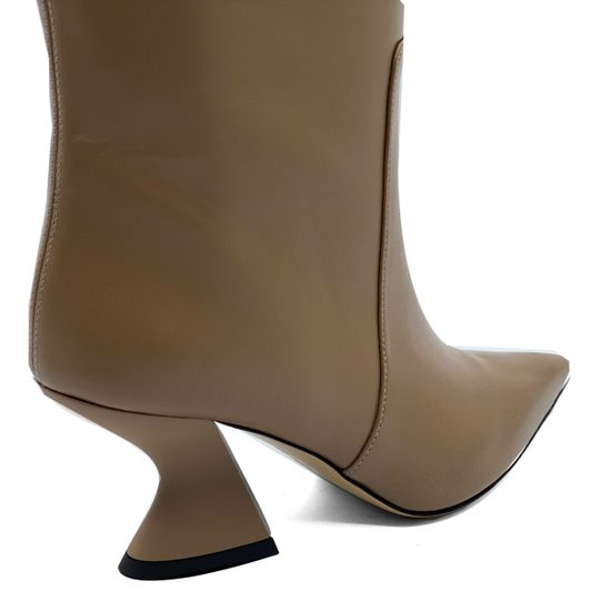 Сапоги TIFFI бежевые кожаные демисезонные - фото 6, G91/70A TI MOU