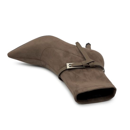 Ботильоны TUFFONI бежевые текстиль/кожа стрейч демисезонные - фото 5, 1425014TVL TUF BEIGE