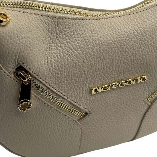 Сумка Di Gregorio бежевая кожаная - фото 4, 1982 DG BEIGE