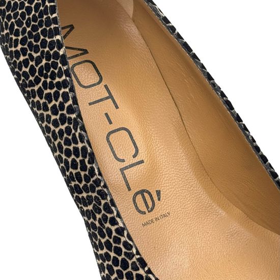 Туфли MOT CLE бежевые замшевые &quot;жираф&quot; - фото 7, MOT2720 MOT GIRAFF