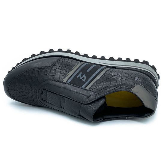 Кроссовки Giampieronicola черные кожаные - фото 5, 