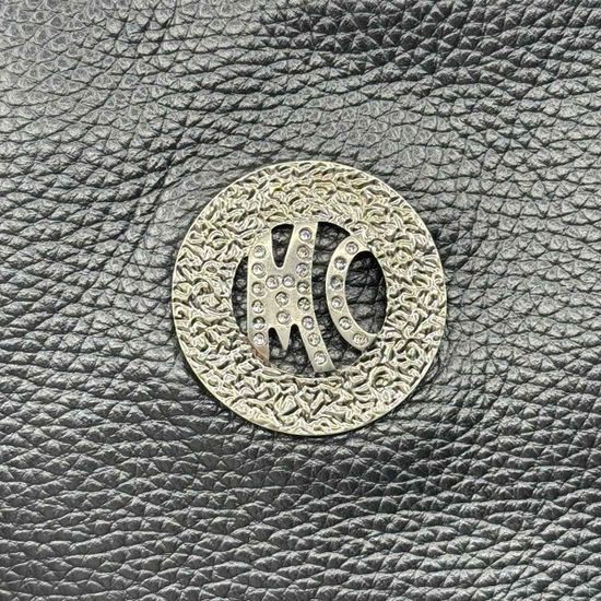 Сумка Marina Creazioni черная кожаная "MC" - фото 4, B6864 MC NERO KRUG