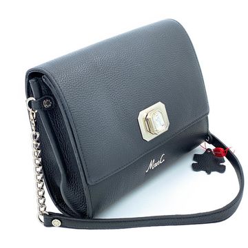 Клатч Marina Creazioni черный кожаный - фото 2, B5282 MC NERO