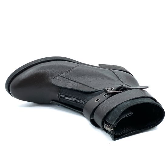 Ботинки Cover серые на байке - фото 5, 