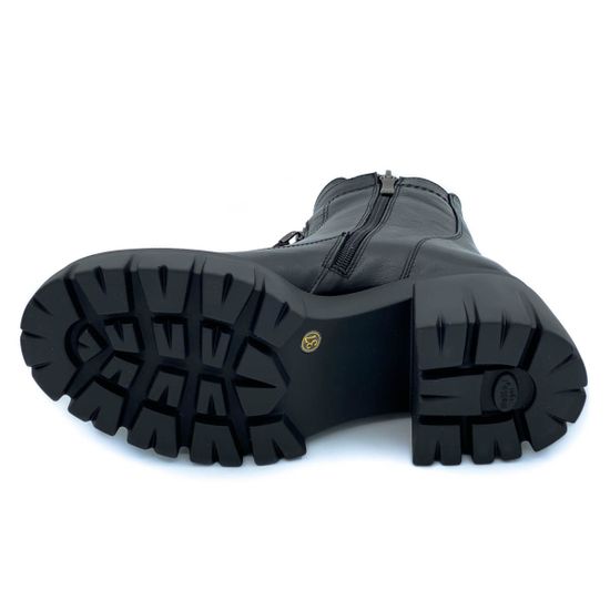 Ботинки CVCover черные кожаные на байке - фото 4, 46931-1 COV