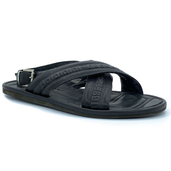 Сандалии Baldinini черные кожаные - фото 2, 