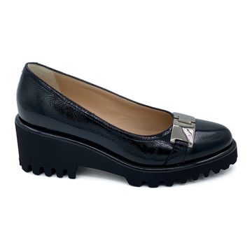 Туфли Kelton черные наплак - фото 1, AG2224 KEL