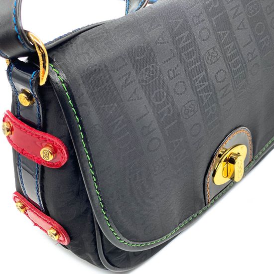 Сумка Marino Orlandi черная текстиль - фото 4, 