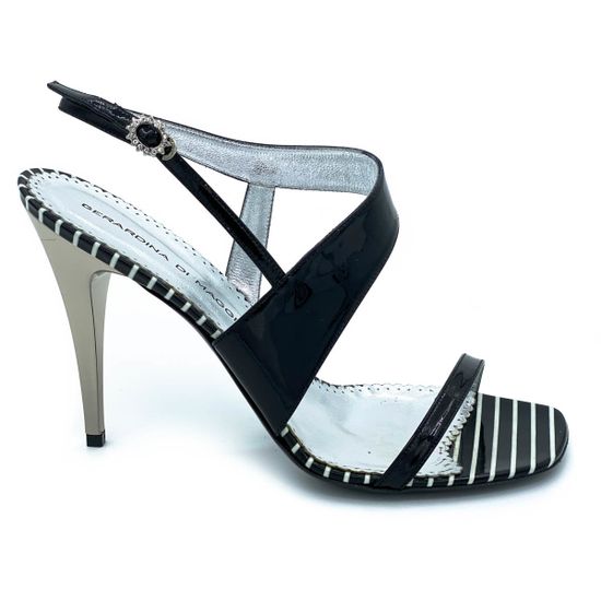 Босоножки Gerardino di Maggio черные кожаные - фото 1, 