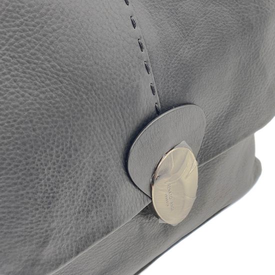 Сумка Renato Angi черная кожаная - фото 4, 