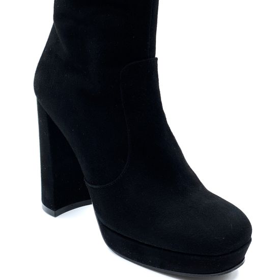 Сапоги Rosso Nero черные замшевые демисезонные - фото 6, 3983 RN