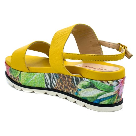 Босоножки Giorgio Piergentili желтые - фото 3, 