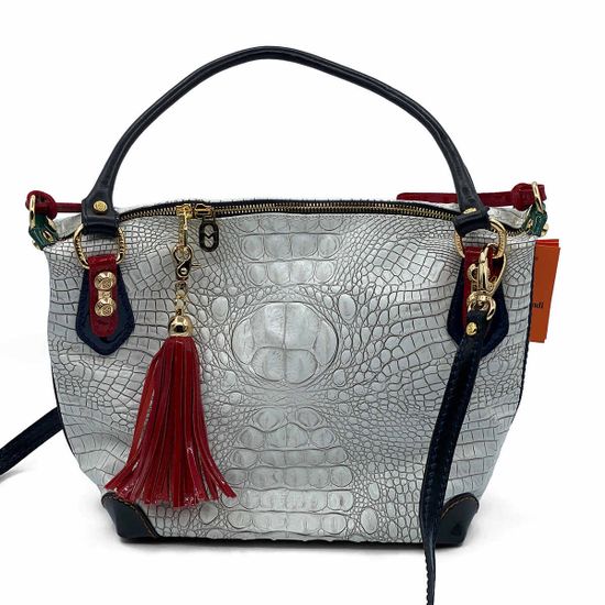 Сумка Marino Orlandi Сумка кожаная белая - фото 1, 