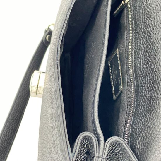 Клатч Marina Creazioni черный кожаный - фото 5, B5282 MC NERO