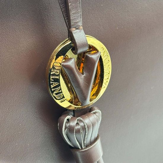 Сумка-папка Valentino Orlandi коричневая кожаная - фото 5, 7462 VO MORO