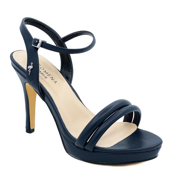 Босоножки Pacomena темно-синие кожаные - фото 2, 6991 PAC BLU