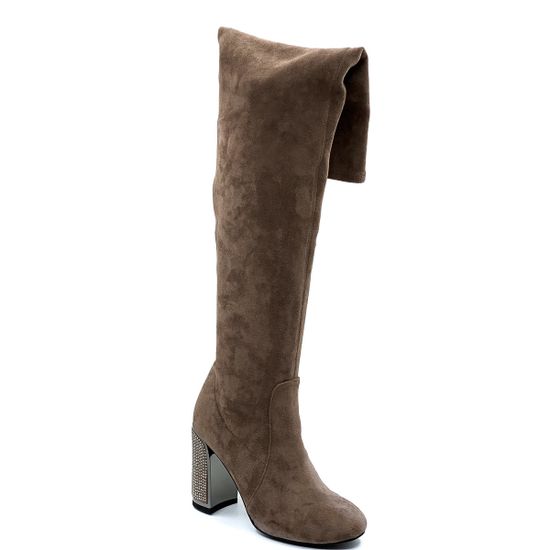 Ботфорты Gianni Renzi бежевые - фото 3, 