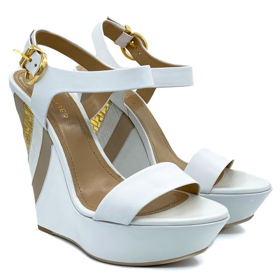 Босоножки Grey Mer белые кожаные - фото 7, 718100 GREY