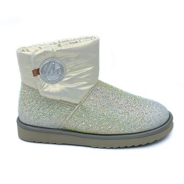 Угги Marcelo Lopez белые текстиль МЕХ - фото 1, CN5204 ML BIANCO