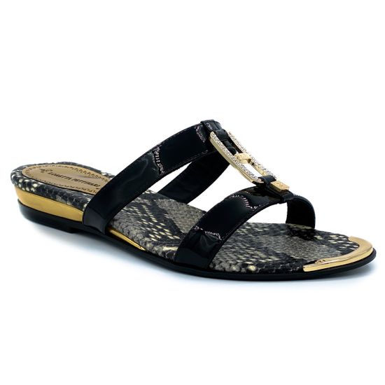 Сабо Loretta Pettinari черные - фото 2, 