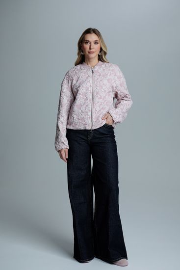 Бомбер Tuffoni розовато-бежевый - фото 3, 7726023 TUF BEIGE