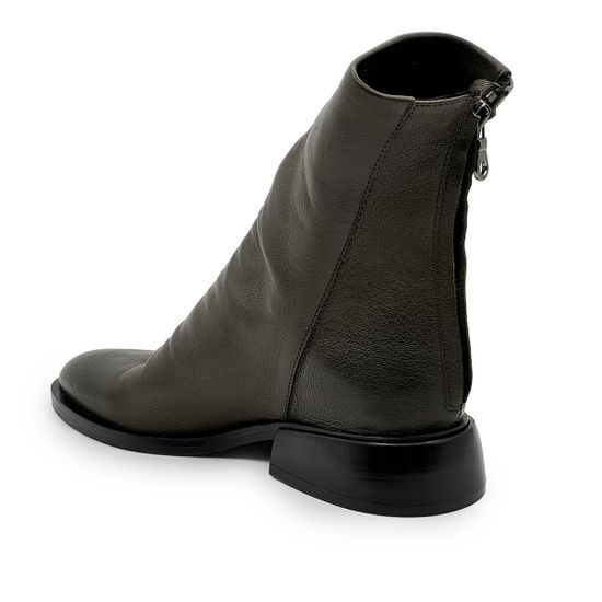 Ботильоны MIMMU зеленые кожаные демисезонные - фото 3, M558M7 MIM MILITY