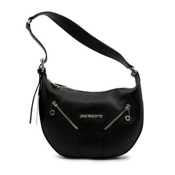 Сумка Di Gregorio черная кожаная - фото 1, 1982 DG NERO