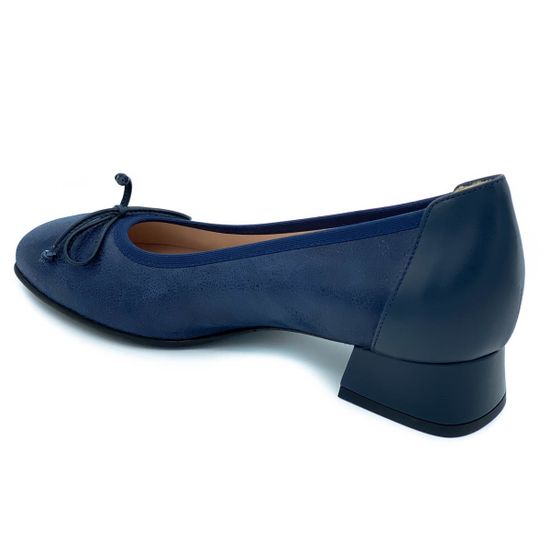 Туфли Donna Soft синие кожаные - фото 3, DS0721 DS BLU