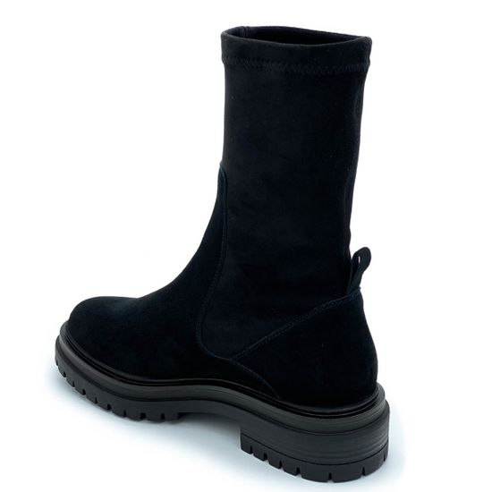 Ботинки Cover черные замшевые Байка - фото 3, 
