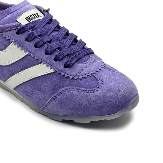 Кроссовки INSIDE фиолетовые замшевые - фото 6, C924С1 INS VIOLA