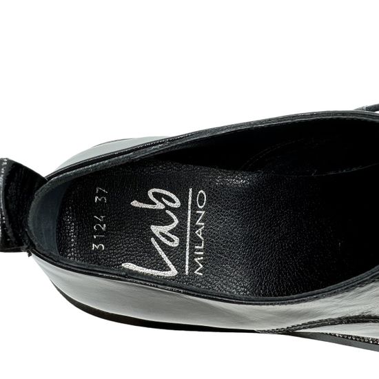 Полуботинки LAB MILANO наплак черный демисезонные - фото 7, 3124 LAB NERO