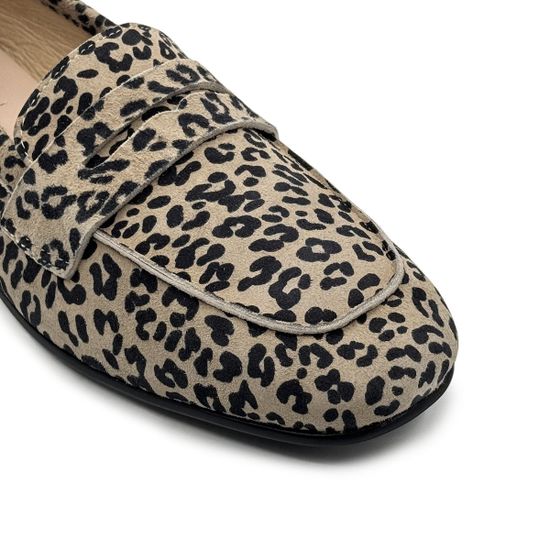 Лоферы CV COVER принт "леопард" замшевые - фото 6, 9810-03 COV LEO