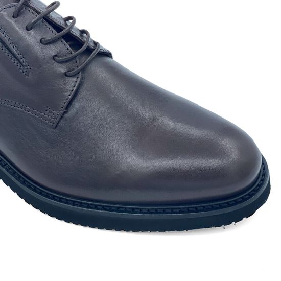 Туфли Giampieronicola темно-коричневые кожаные демисезонные - фото 6, 42701A GPN MORO