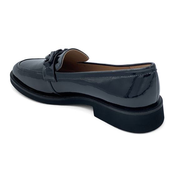 Лоферы Tuffoni черные из лакированной кожи - фото 3, 