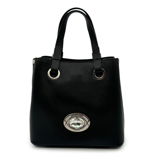 Сумка Renato Angi черная кожаная - фото 1, 