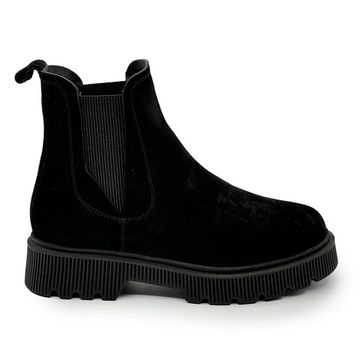 Ботинки челси CV COVER черные замшевые на байке - фото 1, 365637-1 COV