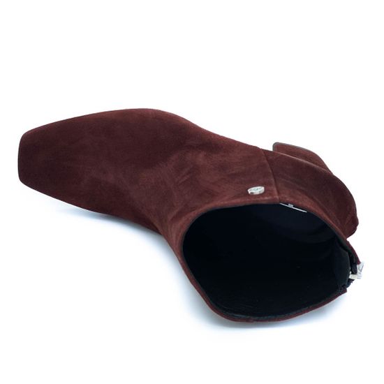 Ботильоны Tiffi темно-бордовые замшевые демисезонные - фото 5, Q539/70F TI MORO