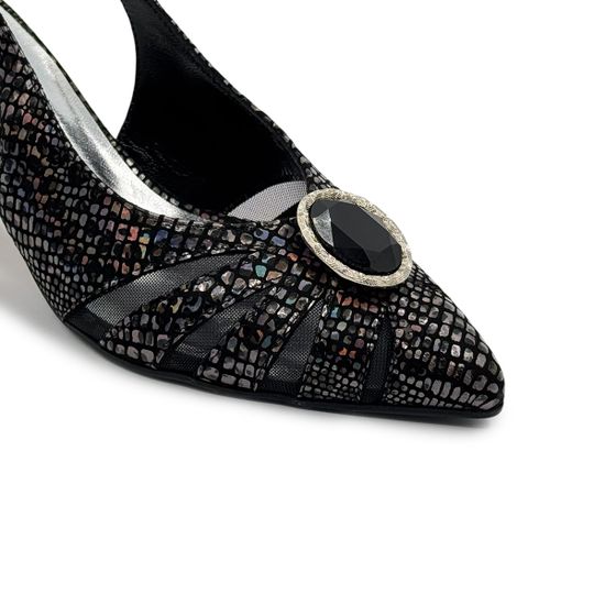 Туфли женские Ilasio Renzoni замшевые черные - фото 6, 8006 IR