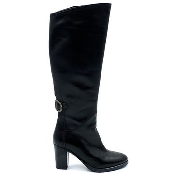 Сапоги Le Pepe черные кожаные демисезонные - фото 1, A252750 PEP NAP