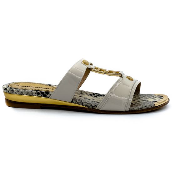 Сабо Loretta Pettinari бежевые - фото 1, 