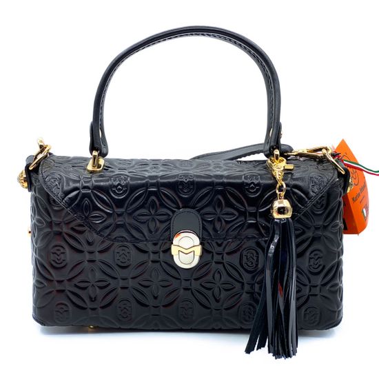 Сумка Marino Orlandi черная кожаная - фото 1, 