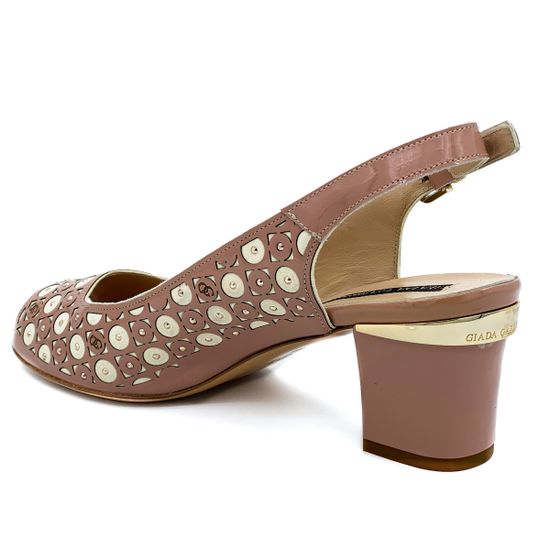 Босоножки Giada Gabrielli бело-розовые - фото 3, 