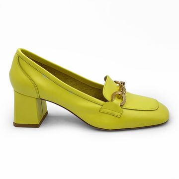 Туфли Tiffi кожаные желтые - фото 1, TF28/50 TI GIALLO