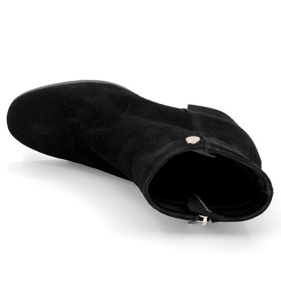 Ботильоны Tiffi черные замшевые МЕХ - фото 5, 