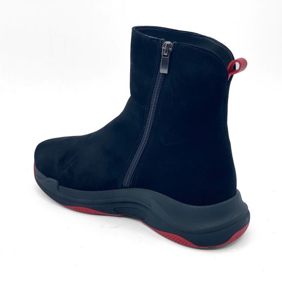 Ботинки CVCover черные замшевые на меху - фото 3, 1515-3 COV