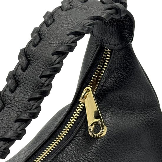 Сумка Di Gregorio черная кожаная - фото 4, 9172 DG NERO